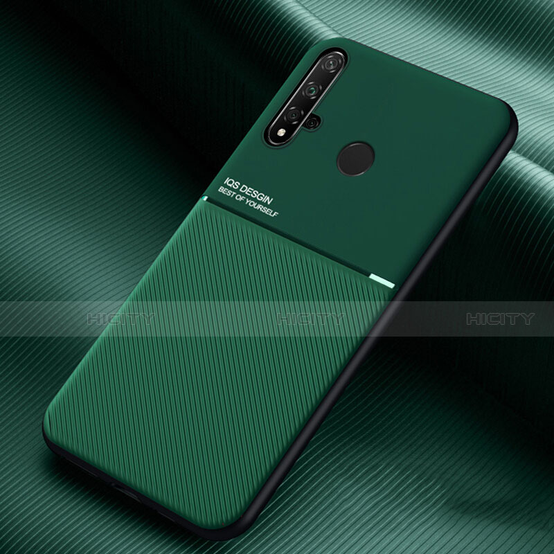 Custodia Silicone Ultra Sottile Morbida 360 Gradi Cover C03 per Huawei P20 Lite (2019) Verde
