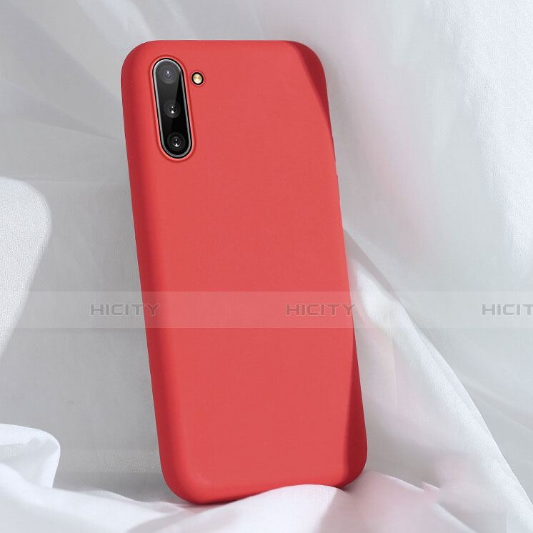 Custodia Silicone Ultra Sottile Morbida 360 Gradi Cover C03 per Samsung Galaxy Note 10 5G Rosso