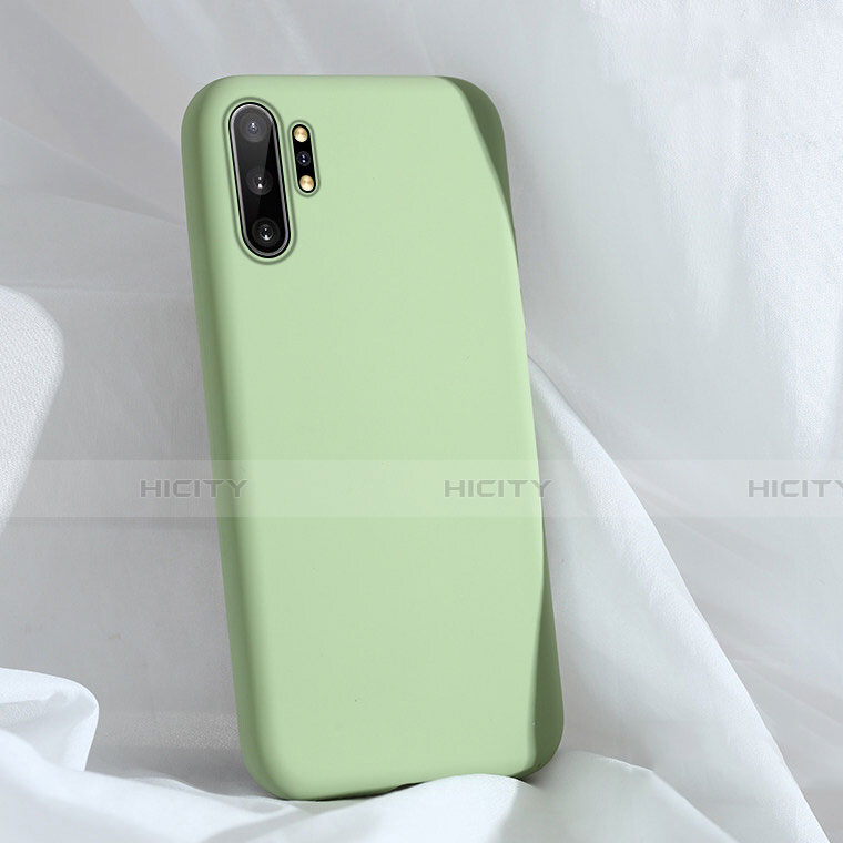 Custodia Silicone Ultra Sottile Morbida 360 Gradi Cover C03 per Samsung Galaxy Note 10 Plus Verde