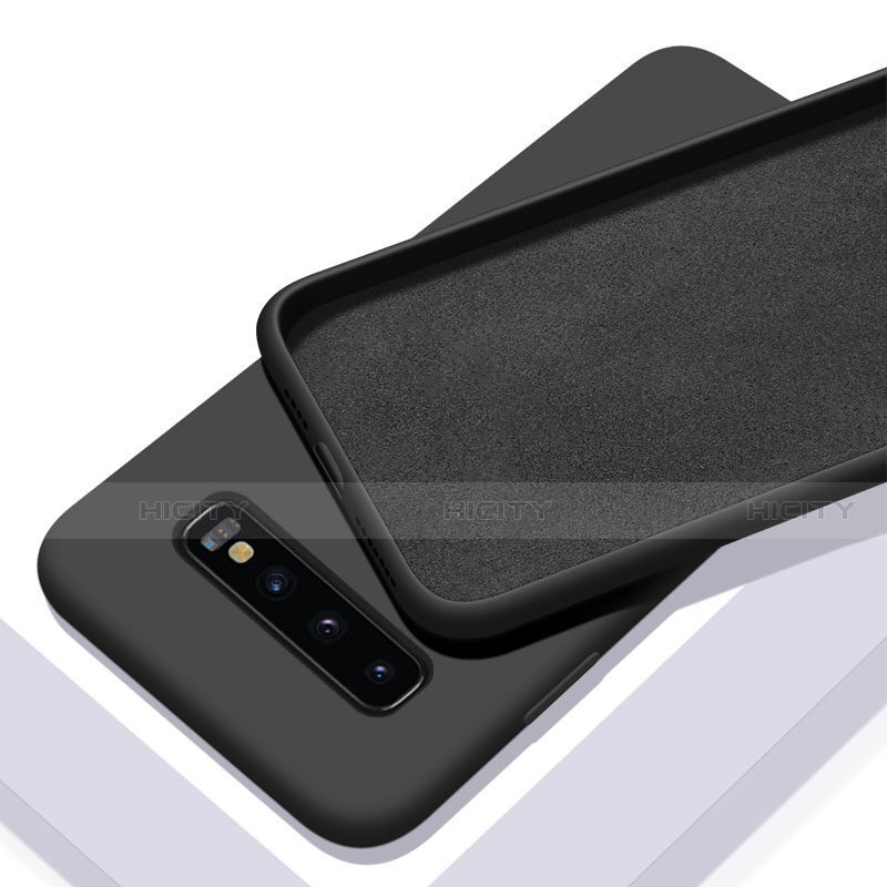 Custodia Silicone Ultra Sottile Morbida 360 Gradi Cover C03 per Samsung Galaxy S10 5G Nero