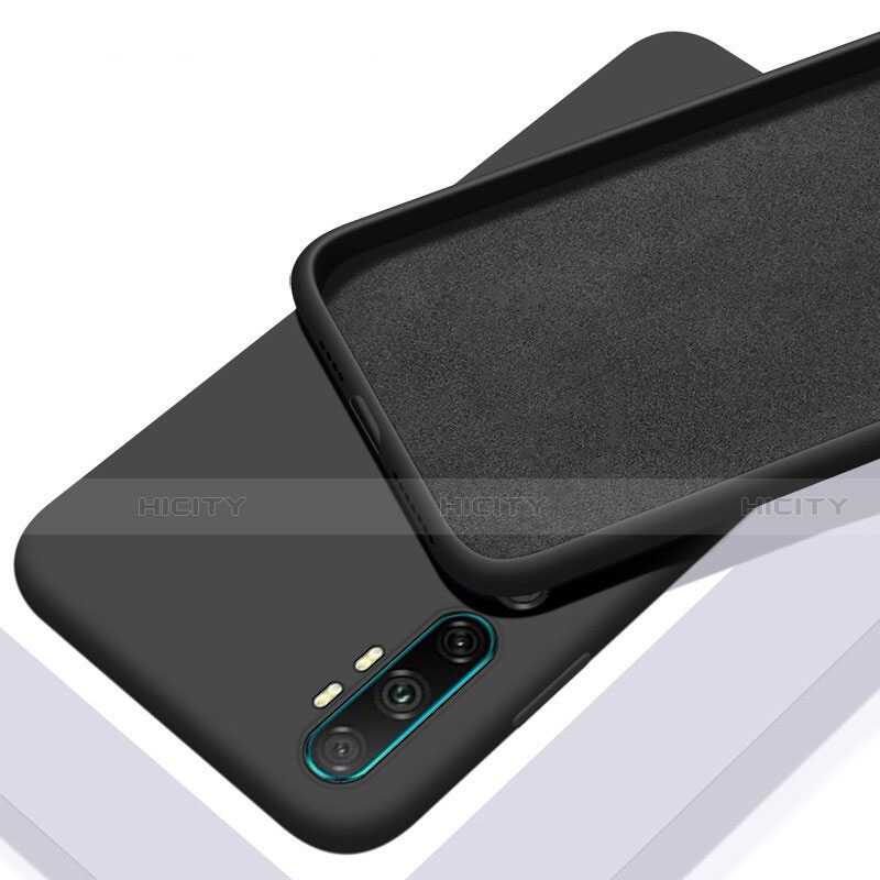 Custodia Silicone Ultra Sottile Morbida 360 Gradi Cover C03 per Xiaomi Mi Note 10 Nero