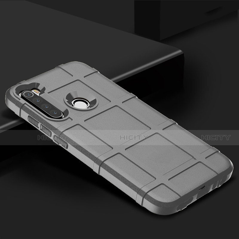 Custodia Silicone Ultra Sottile Morbida 360 Gradi Cover C03 per Xiaomi Redmi Note 8 (2021) Grigio