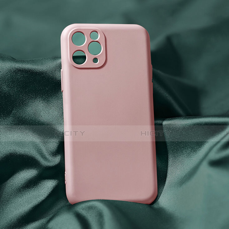 Custodia Silicone Ultra Sottile Morbida 360 Gradi Cover C04 per Apple iPhone 11 Pro Rosa