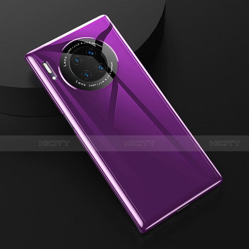 Custodia Silicone Ultra Sottile Morbida 360 Gradi Cover C04 per Huawei Mate 30 Pro Viola