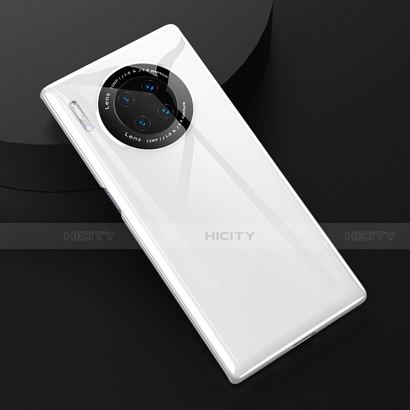 Custodia Silicone Ultra Sottile Morbida 360 Gradi Cover C04 per Huawei Mate 30E Pro 5G Bianco