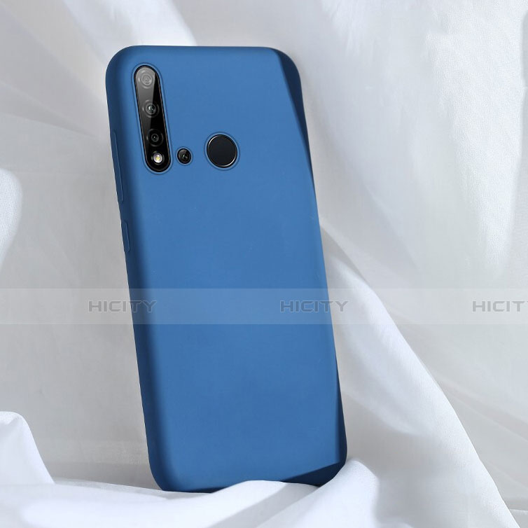 Custodia Silicone Ultra Sottile Morbida 360 Gradi Cover C04 per Huawei P20 Lite (2019) Blu