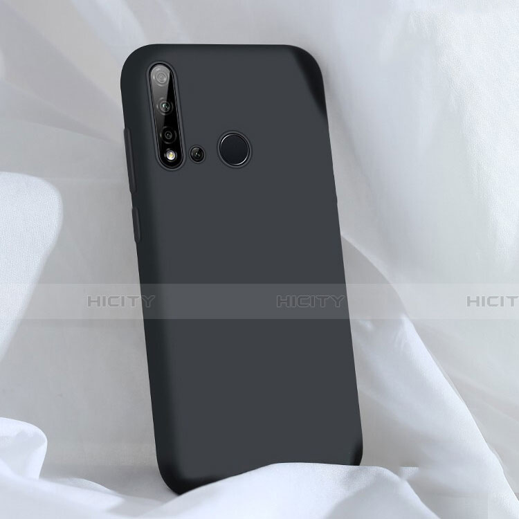 Custodia Silicone Ultra Sottile Morbida 360 Gradi Cover C04 per Huawei P20 Lite (2019) Nero