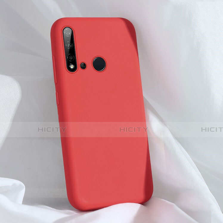 Custodia Silicone Ultra Sottile Morbida 360 Gradi Cover C04 per Huawei P20 Lite (2019) Rosso