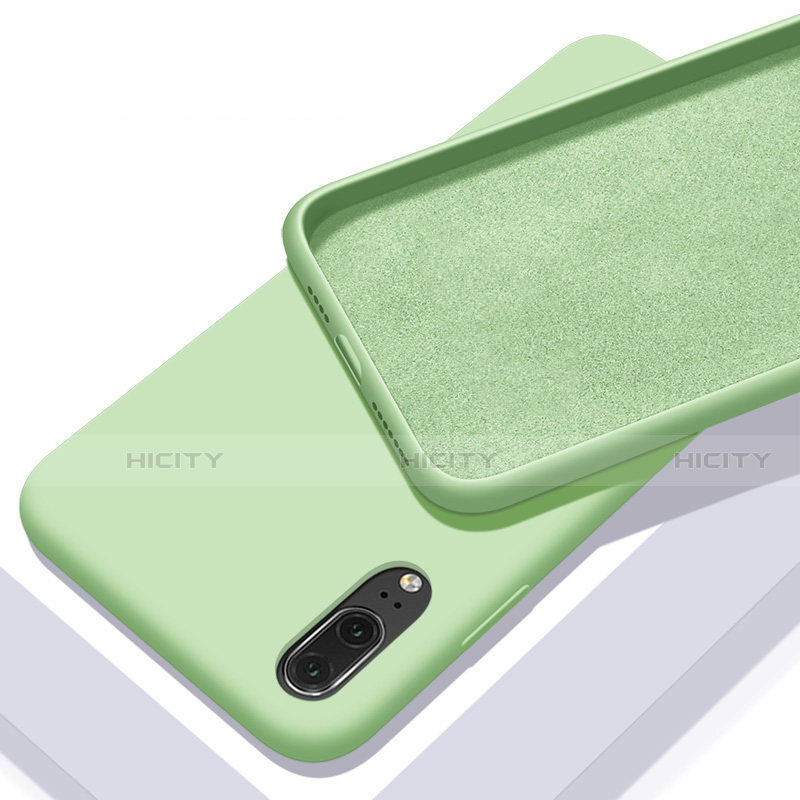 Custodia Silicone Ultra Sottile Morbida 360 Gradi Cover C04 per Huawei P20 Verde