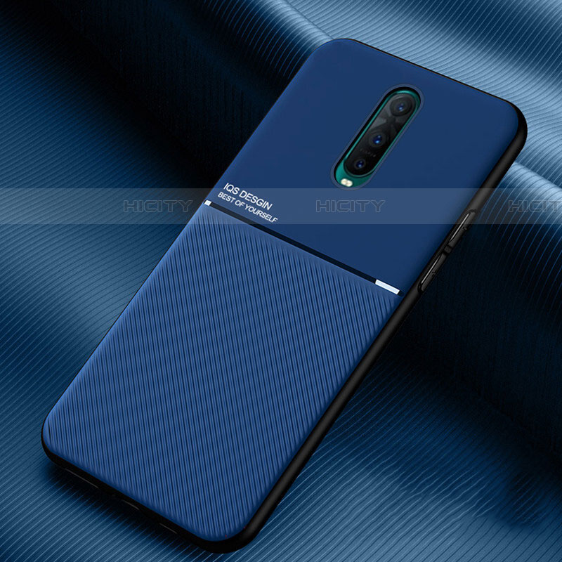 Custodia Silicone Ultra Sottile Morbida 360 Gradi Cover C04 per Oppo RX17 Pro Blu