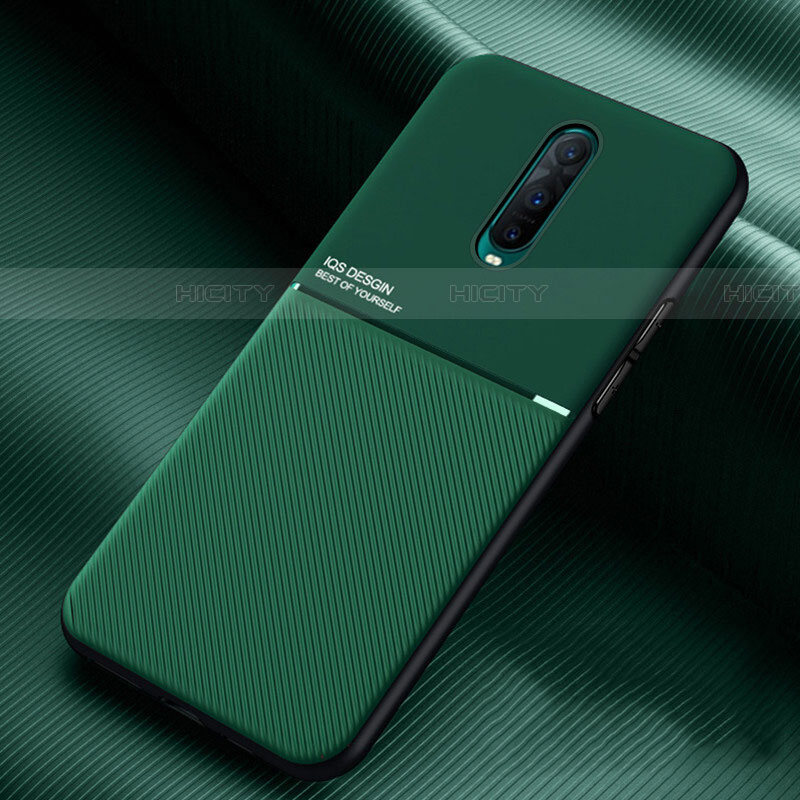 Custodia Silicone Ultra Sottile Morbida 360 Gradi Cover C04 per Oppo RX17 Pro Verde