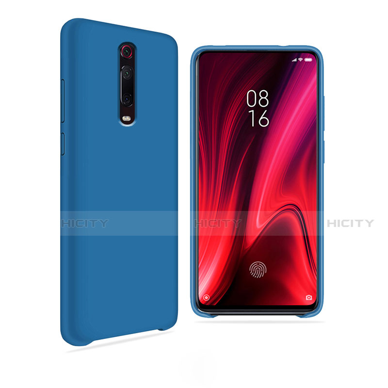 Custodia Silicone Ultra Sottile Morbida 360 Gradi Cover C04 per Xiaomi Mi 9T Blu