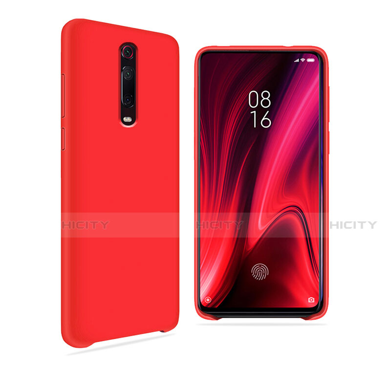 Custodia Silicone Ultra Sottile Morbida 360 Gradi Cover C04 per Xiaomi Mi 9T Pro Rosso