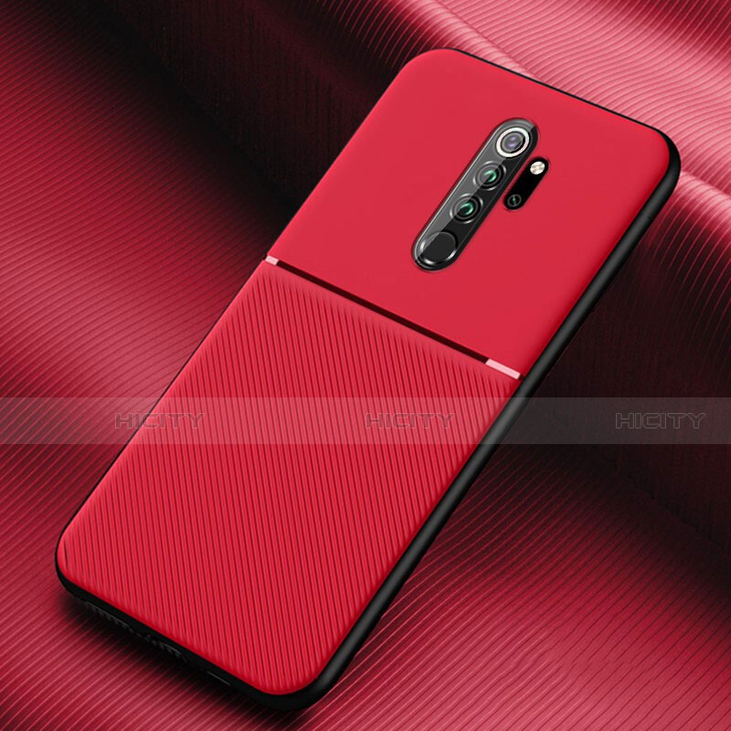 Custodia Silicone Ultra Sottile Morbida 360 Gradi Cover C04 per Xiaomi Redmi Note 8 Pro Rosso