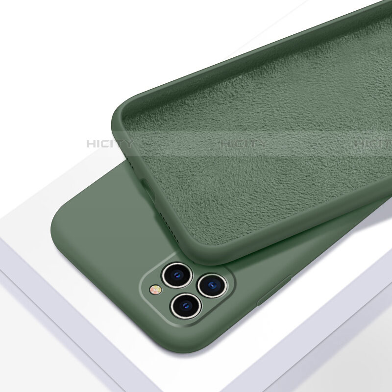 Custodia Silicone Ultra Sottile Morbida 360 Gradi Cover C05 per Apple iPhone 11 Pro Max Ciano