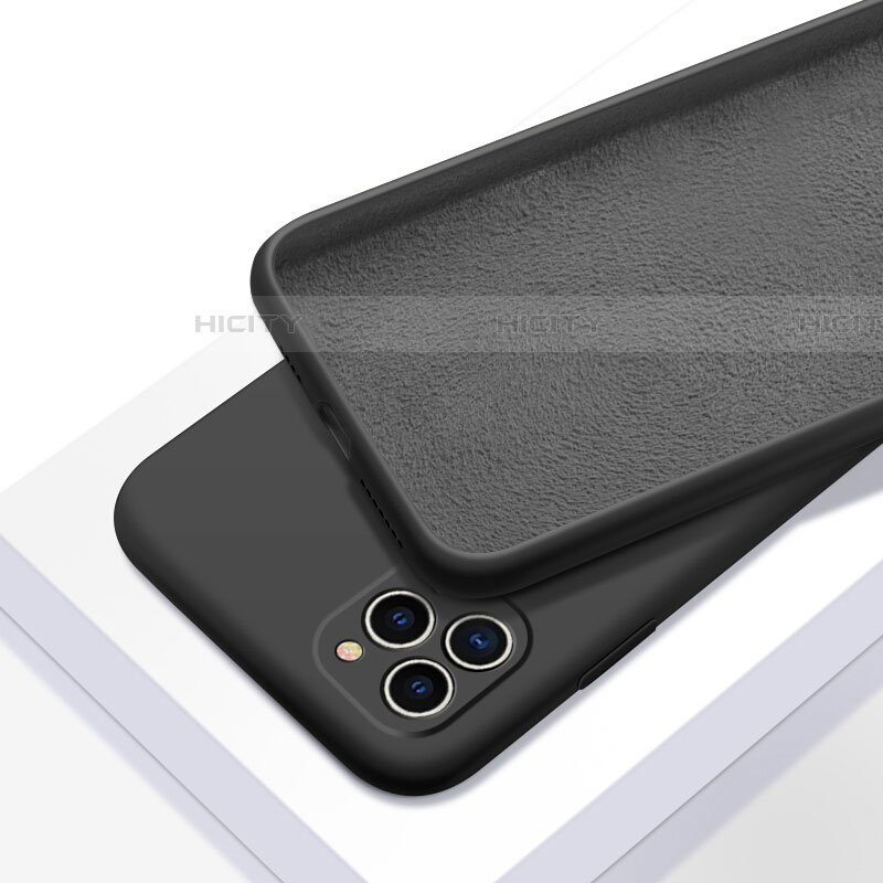 Custodia Silicone Ultra Sottile Morbida 360 Gradi Cover C05 per Apple iPhone 11 Pro Max Nero