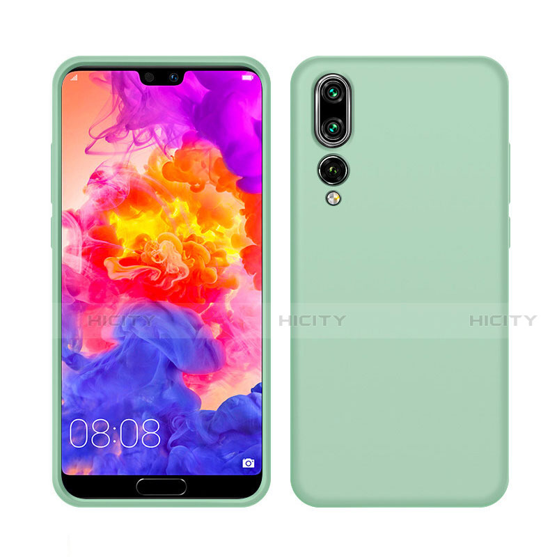 Custodia Silicone Ultra Sottile Morbida 360 Gradi Cover C05 per Huawei P20 Pro Verde