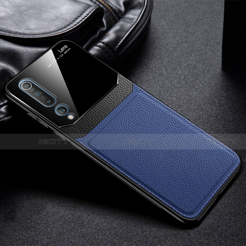 Custodia Silicone Ultra Sottile Morbida 360 Gradi Cover C05 per Xiaomi Mi 10 Blu