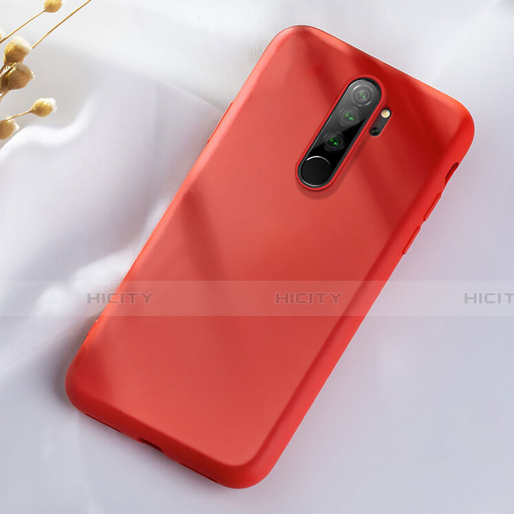 Custodia Silicone Ultra Sottile Morbida 360 Gradi Cover C05 per Xiaomi Redmi Note 8 Pro Rosso