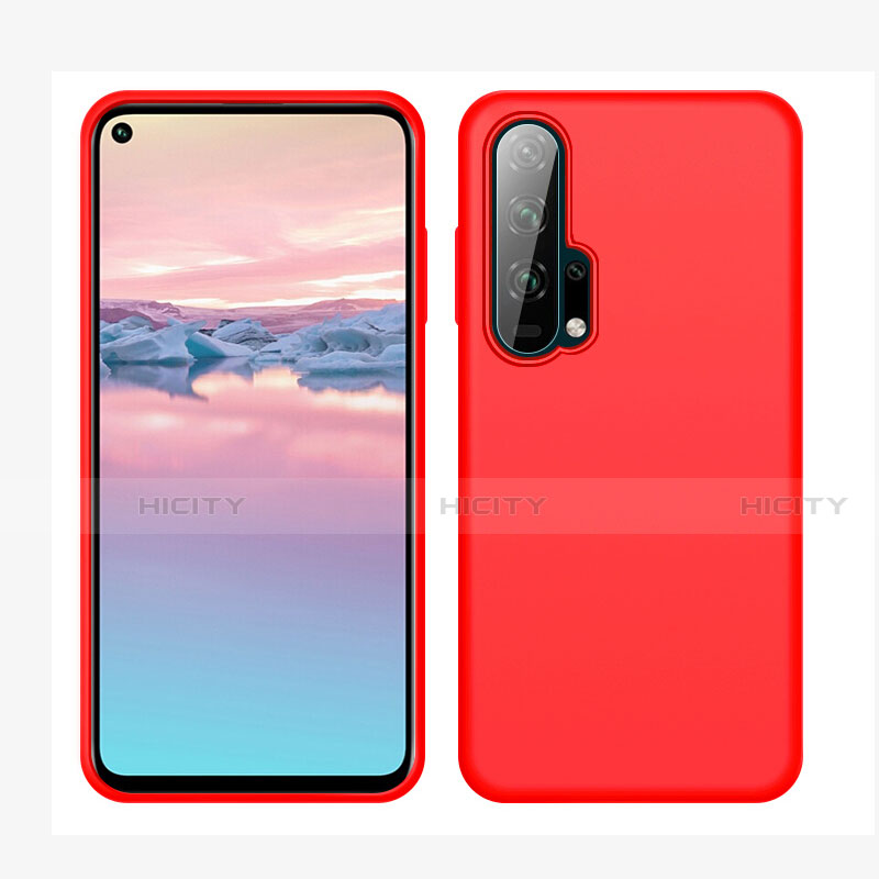 Custodia Silicone Ultra Sottile Morbida 360 Gradi Cover C06 per Huawei Honor 20 Pro Rosso