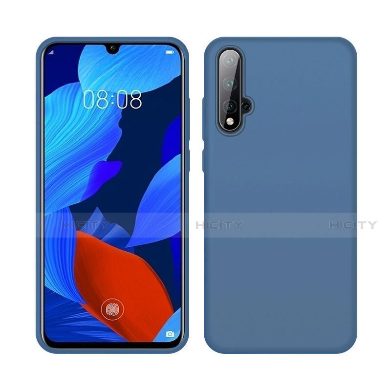 Custodia Silicone Ultra Sottile Morbida 360 Gradi Cover C06 per Huawei Nova 5 Blu