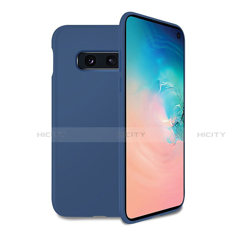 Custodia Silicone Ultra Sottile Morbida 360 Gradi Cover C06 per Samsung Galaxy S10e Blu