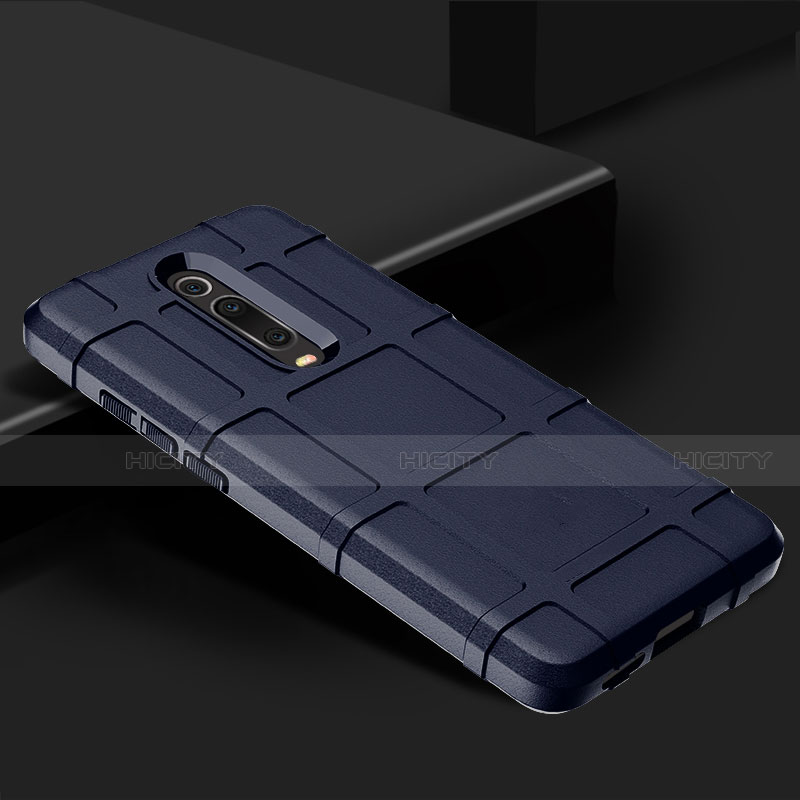 Custodia Silicone Ultra Sottile Morbida 360 Gradi Cover C06 per Xiaomi Mi 9T Blu