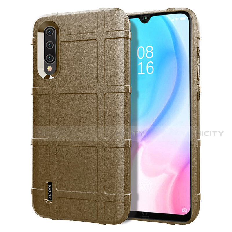 Custodia Silicone Ultra Sottile Morbida 360 Gradi Cover C07 per Xiaomi Mi A3 Marrone