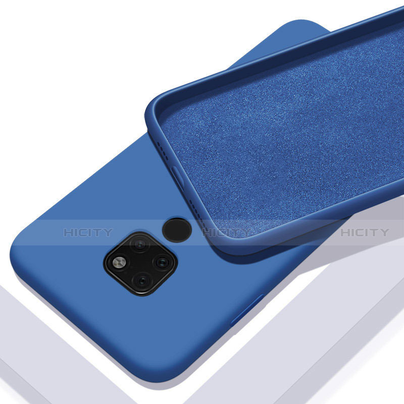 Custodia Silicone Ultra Sottile Morbida 360 Gradi Cover C08 per Huawei Mate 20 Blu