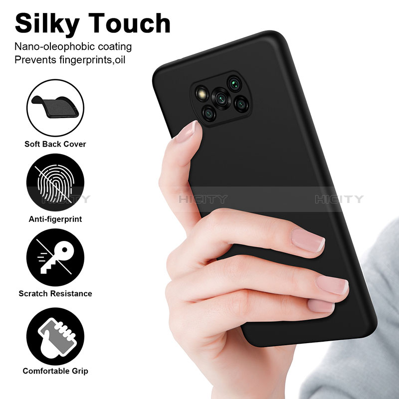 Custodia Silicone Ultra Sottile Morbida 360 Gradi Cover H01P per Xiaomi Poco X3 Pro