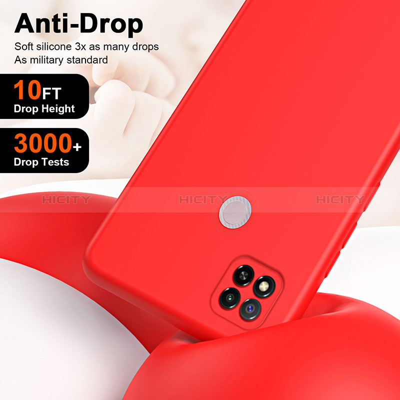 Custodia Silicone Ultra Sottile Morbida 360 Gradi Cover H01P per Xiaomi Redmi 10A 4G