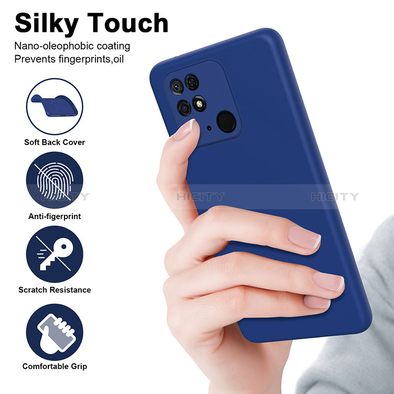 Custodia Silicone Ultra Sottile Morbida 360 Gradi Cover H01P per Xiaomi Redmi 10C 4G
