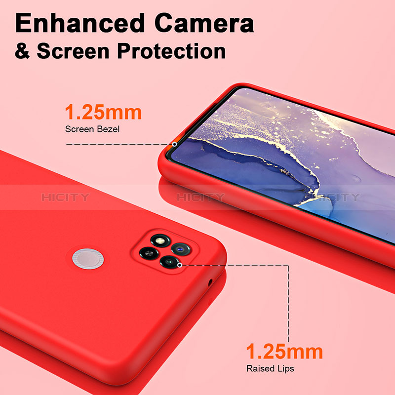 Custodia Silicone Ultra Sottile Morbida 360 Gradi Cover H01P per Xiaomi Redmi 9C