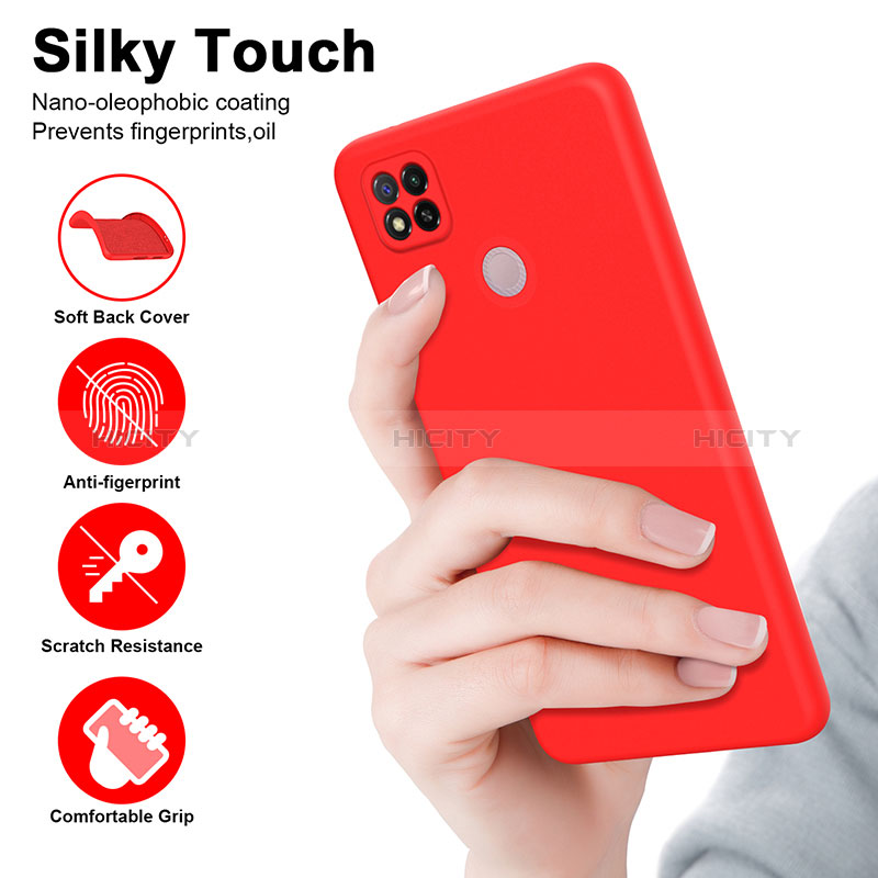 Custodia Silicone Ultra Sottile Morbida 360 Gradi Cover H01P per Xiaomi Redmi 9C NFC