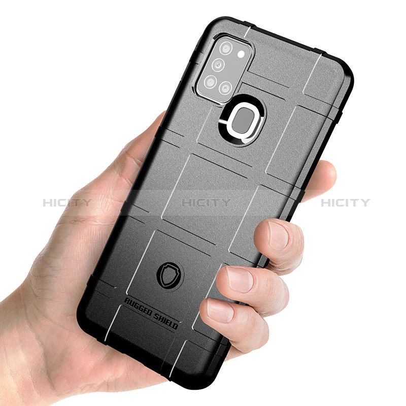 Custodia Silicone Ultra Sottile Morbida 360 Gradi Cover J01S per Samsung Galaxy A21s