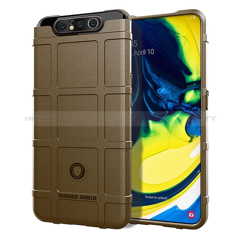Custodia Silicone Ultra Sottile Morbida 360 Gradi Cover J01S per Samsung Galaxy A80