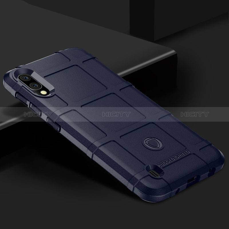 Custodia Silicone Ultra Sottile Morbida 360 Gradi Cover J01S per Samsung Galaxy M10 Blu