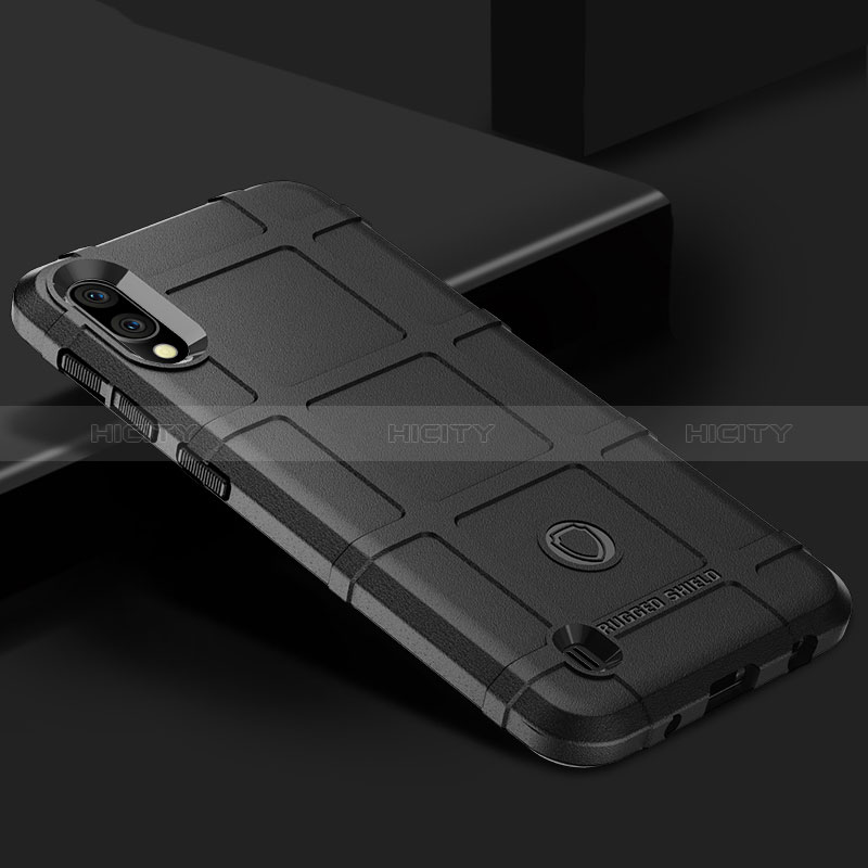 Custodia Silicone Ultra Sottile Morbida 360 Gradi Cover J01S per Samsung Galaxy M10 Nero