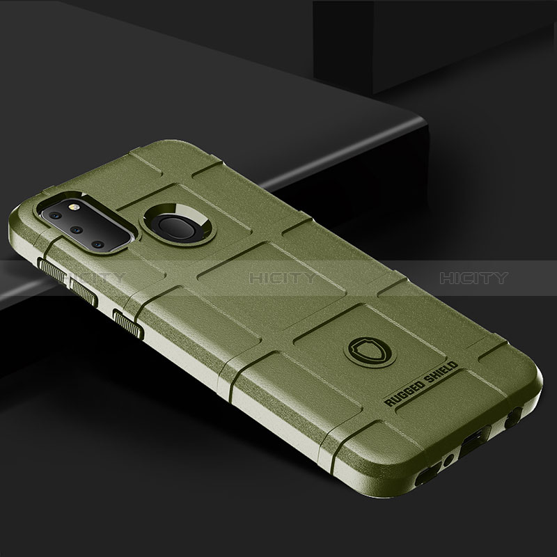 Custodia Silicone Ultra Sottile Morbida 360 Gradi Cover J01S per Samsung Galaxy M21 Verde
