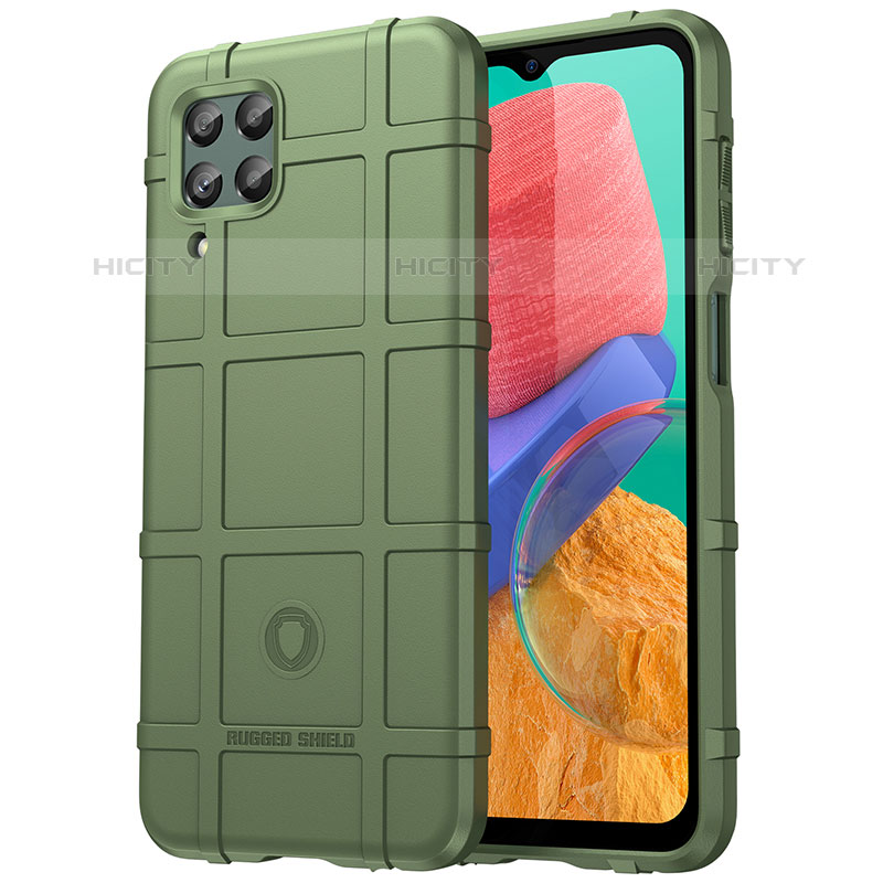 Custodia Silicone Ultra Sottile Morbida 360 Gradi Cover J01S per Samsung Galaxy M33 5G Verde