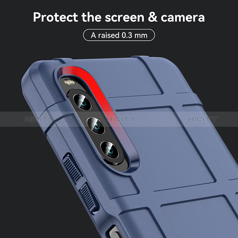 Custodia Silicone Ultra Sottile Morbida 360 Gradi Cover J01S per Sony Xperia 10 IV SO-52C