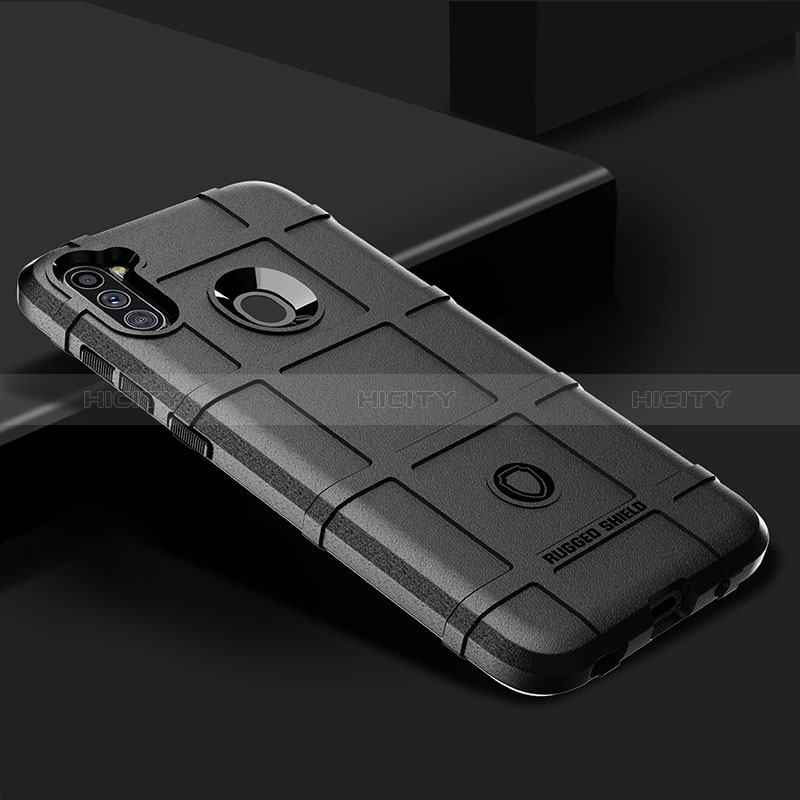 Custodia Silicone Ultra Sottile Morbida 360 Gradi Cover J02S per Samsung Galaxy A11 Nero