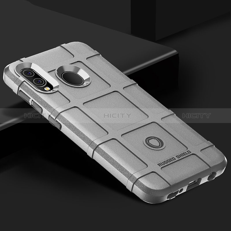 Custodia Silicone Ultra Sottile Morbida 360 Gradi Cover J02S per Samsung Galaxy A30 Grigio