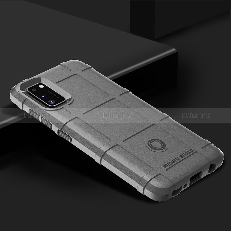 Custodia Silicone Ultra Sottile Morbida 360 Gradi Cover J02S per Samsung Galaxy A41 Grigio