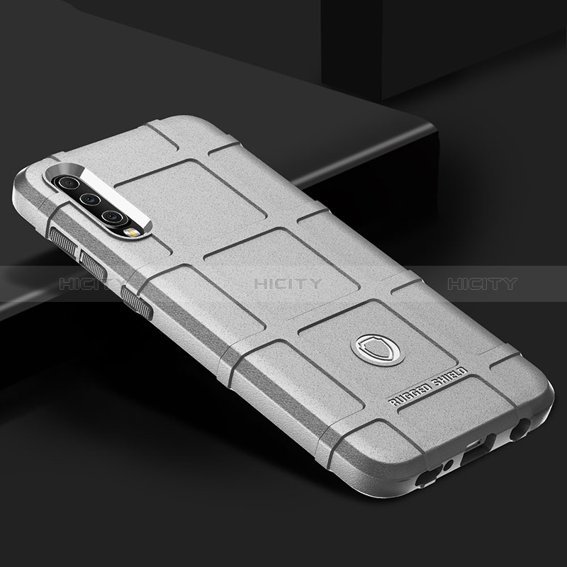 Custodia Silicone Ultra Sottile Morbida 360 Gradi Cover J02S per Samsung Galaxy A50 Grigio