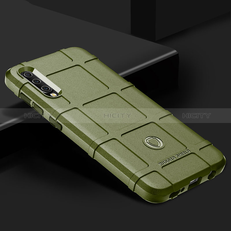 Custodia Silicone Ultra Sottile Morbida 360 Gradi Cover J02S per Samsung Galaxy A50 Verde