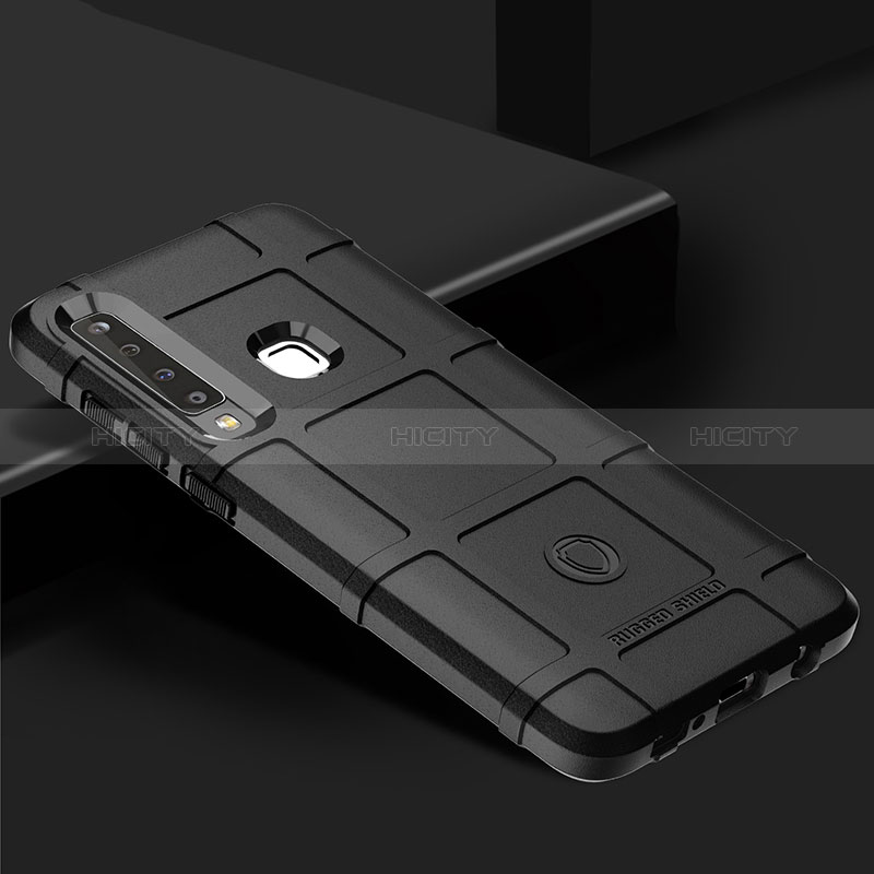 Custodia Silicone Ultra Sottile Morbida 360 Gradi Cover J02S per Samsung Galaxy A9s Nero