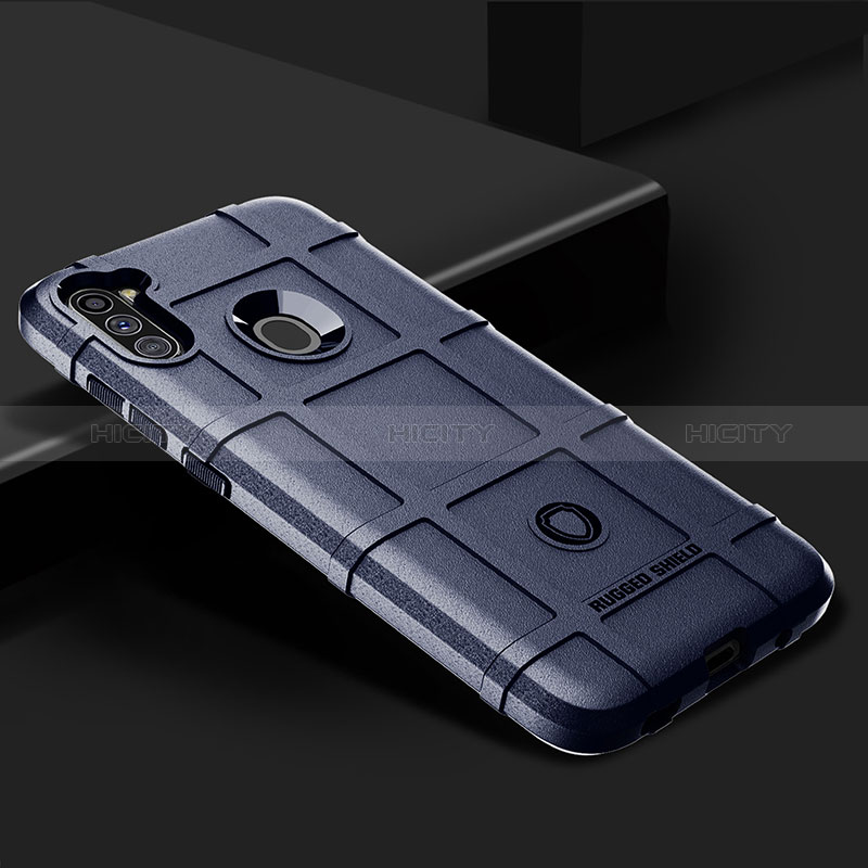 Custodia Silicone Ultra Sottile Morbida 360 Gradi Cover J02S per Samsung Galaxy M11 Blu