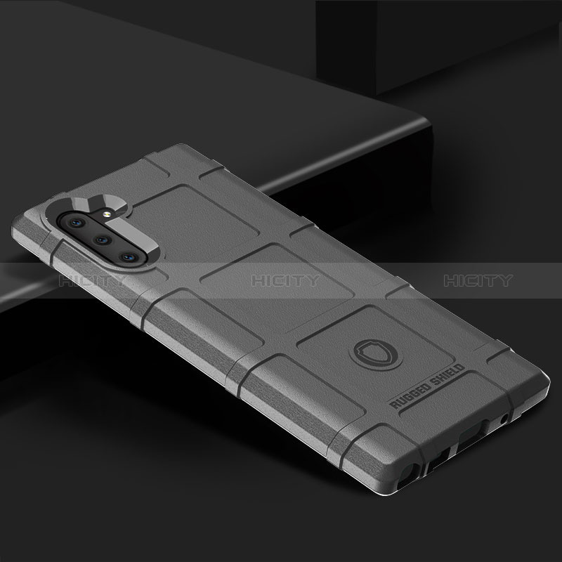 Custodia Silicone Ultra Sottile Morbida 360 Gradi Cover J02S per Samsung Galaxy Note 10 5G Grigio