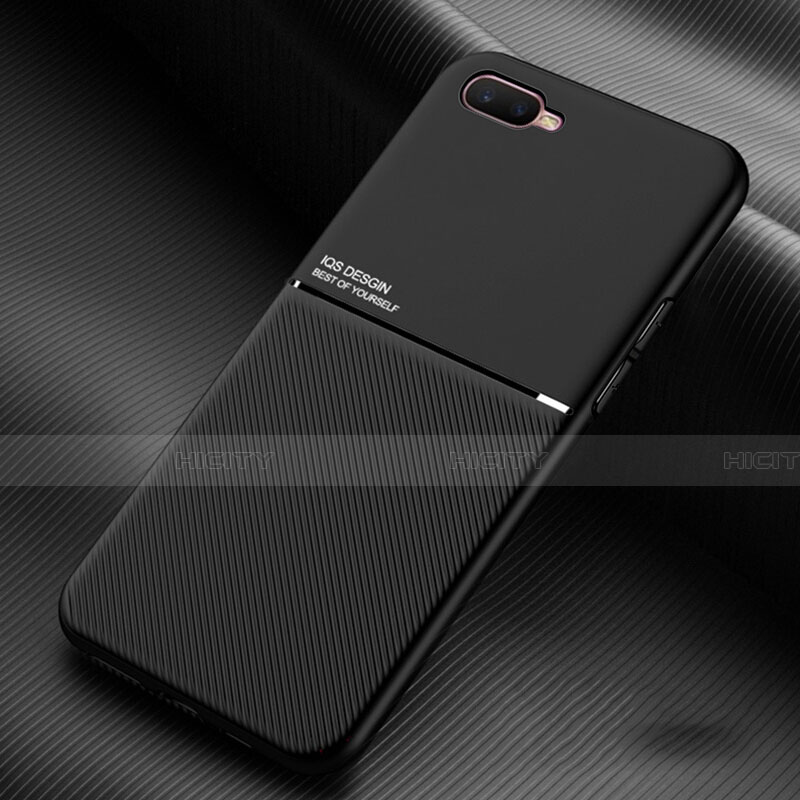 Custodia Silicone Ultra Sottile Morbida 360 Gradi Cover L01 per Oppo K1 Nero